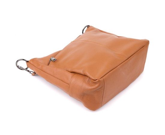 Придбати Женская сумка на два отделения из натуральной кожи Vintage 23012 Коричневый, image , зображення 5, характеристики, відгуки