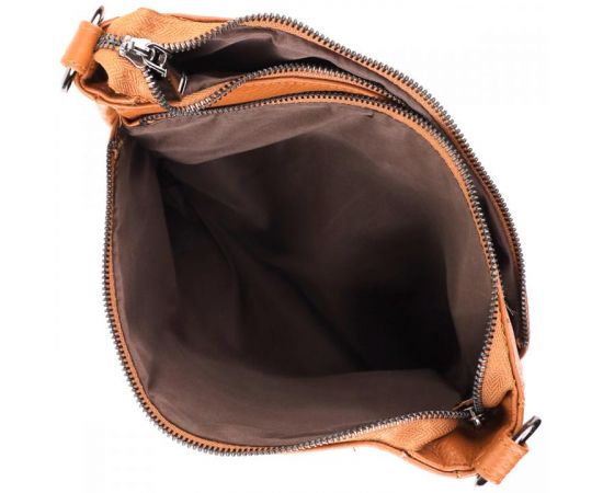 Придбати Женская сумка на два отделения из натуральной кожи Vintage 23012 Коричневый, image , зображення 7, характеристики, відгуки