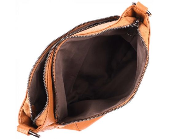 Придбати Женская сумка на два отделения из натуральной кожи Vintage 23012 Коричневый, image , зображення 8, характеристики, відгуки