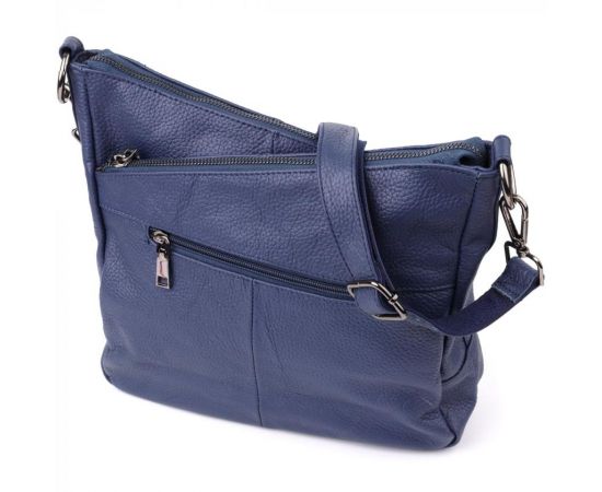 Купить Сумка для женщин на два отделения из натуральной кожи Vintage 23013 Синий, фото , характеристики, отзывы