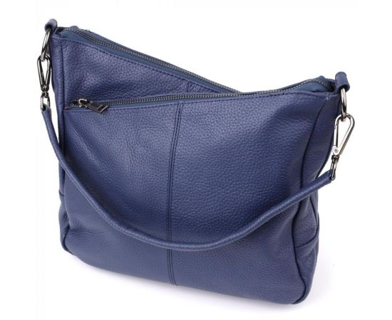 Купить Сумка для женщин на два отделения из натуральной кожи Vintage 23013 Синий, фото , изображение 2, характеристики, отзывы