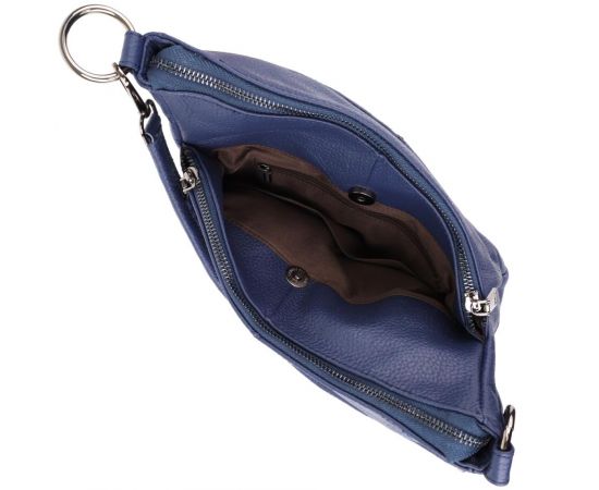 Купить Сумка для женщин на два отделения из натуральной кожи Vintage 23013 Синий, фото , изображение 7, характеристики, отзывы