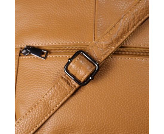 Придбати Женская сумка на два отделения из натуральной кожи Vintage 23015 Светло-коричневый, image , зображення 12, характеристики, відгуки