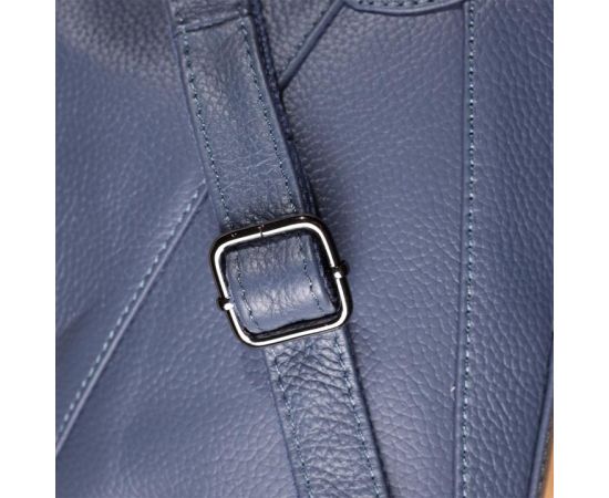 Придбати Женская сумка на два отделения из натуральной кожи Vintage 23016 Синий, image , зображення 12, характеристики, відгуки
