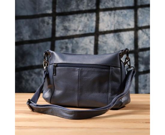 Купить Женская сумка из натуральной кожи Vintage 23019 Синий, фото , изображение 11, характеристики, отзывы