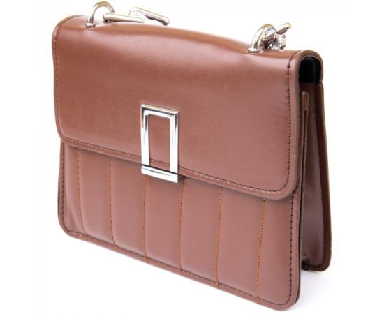 Купить Горизонтальная сумка из кожзаменителя Vintage sale_14907 Коричневая, фото , характеристики, отзывы
