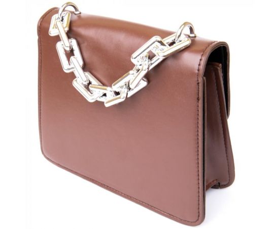 Купить Горизонтальная сумка из кожзаменителя Vintage sale_14907 Коричневая, фото , изображение 2, характеристики, отзывы