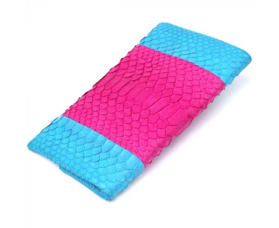 Купить Яркий женский клатч Snake Leather sale_14993 Розовый, фото , изображение 2, характеристики, отзывы