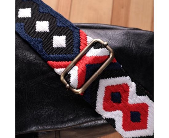 Придбати Женская слинг сумка через плечо из экокожи Vintage sale_15117 Черный, image , зображення 11, характеристики, відгуки