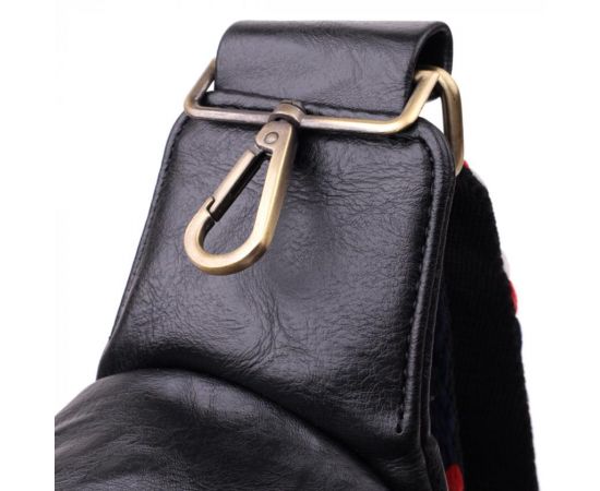 Придбати Женская слинг сумка через плечо из экокожи Vintage sale_15117 Черный, image , зображення 6, характеристики, відгуки