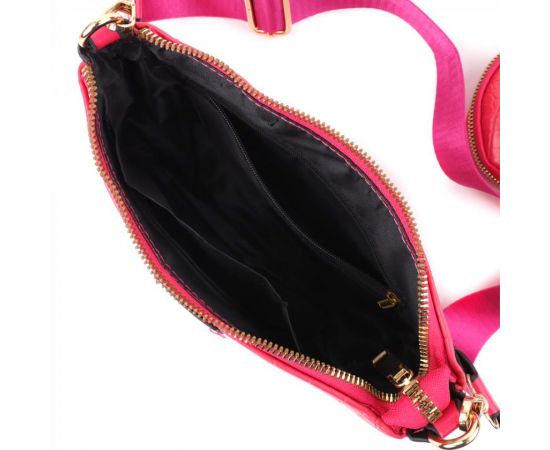 Купить Женский удобный двойной клатч из экокожи Vintage sale_15136 Розовый, фото , изображение 6, характеристики, отзывы