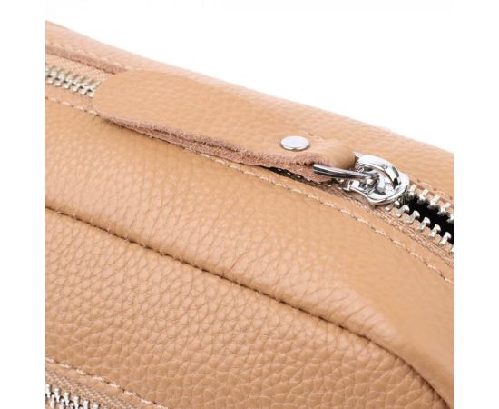 Купить Женская сумка кросс-боди из натуральной кожи Vintage sale_15139 Бежевый, фото , изображение 3, характеристики, отзывы