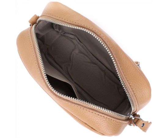 Купить Женская сумка кросс-боди из натуральной кожи Vintage sale_15139 Бежевый, фото , изображение 5, характеристики, отзывы