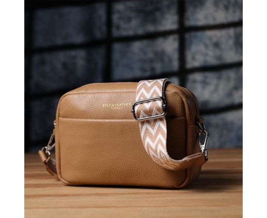 Купить Женская сумка кросс-боди из натуральной кожи Vintage sale_15139 Бежевый, фото , изображение 7, характеристики, отзывы