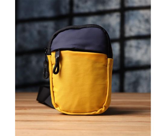 Придбати Слинг сумка для путешествий из качественного текстиля Vintage sale_15155 Желтый, image , зображення 7, характеристики, відгуки