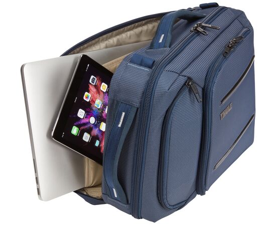 Купить Рюкзак-сумка Thule Crossover 2 Convertible Laptop Bag 15.6" (Dress Blue) (TH 3203845), фото , изображение 5, характеристики, отзывы