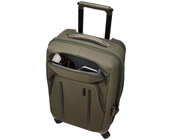 Купить Чемодан на колесах Thule Crossover 2 Carry On Spinner (Forest Night) (TH 3204033), фото , изображение 4, характеристики, отзывы