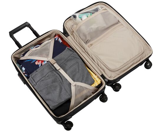 Купить Чемодан на колесах Thule Spira Carry-On Spinner with Shoes Bag (Black) (TH 3204143), фото , изображение 4, характеристики, отзывы