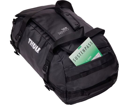 Купить Спортивная сумка Thule Chasm Duffel 40L (Black) (TH 3204989), фото , изображение 8, характеристики, отзывы