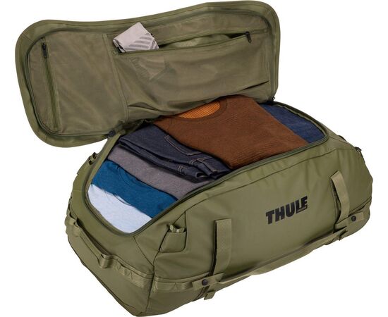 Купить Спортивная сумка Thule Chasm Duffel 90L (Olivine) (TH 3204998), фото , изображение 8, характеристики, отзывы