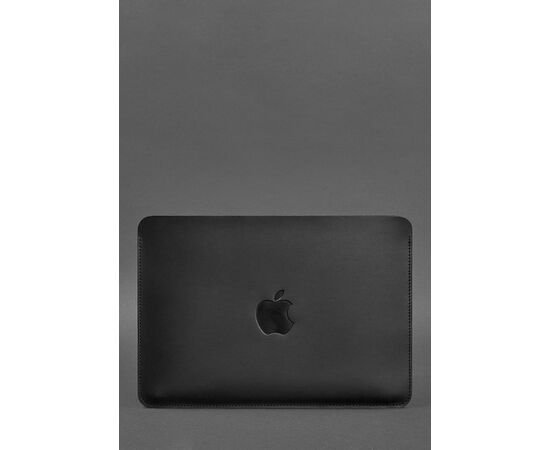 Купить Кожаный чехол для MacBook Pro 14'' Черный, фото , изображение 3, характеристики, отзывы