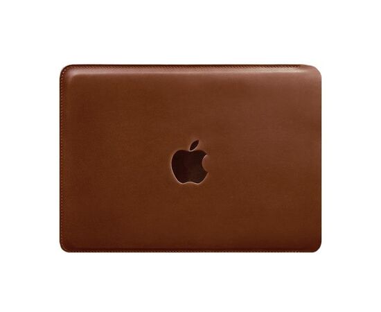 Купить Кожаный чехол для MacBook (макбук) Air/Pro 13'' Светло-коричневый, фото , изображение 6, характеристики, отзывы