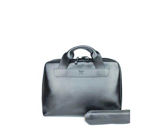 Купить Шкіряна ділова сумка Attache Briefcase чорний, фото , характеристики, отзывы