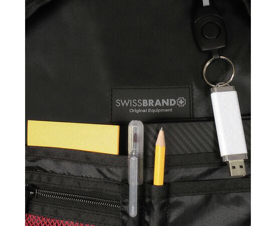 Купить Рюкзак міський Swissbrand Ribe 20 Black (SWB_BLRIB001U), фото , изображение 6, характеристики, отзывы