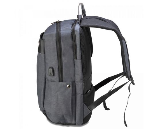 Купить Рюкзак міський Semi Line USB 30 Grey (P8002), фото , изображение 3, характеристики, отзывы