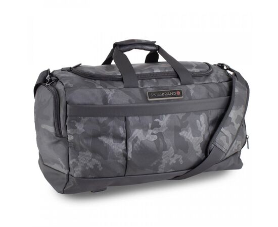 Купить Сумка дорожня Swissbrand Boxter Duffle Bag 46 Dark Camo (SWB_DBBOX), фото , характеристики, отзывы