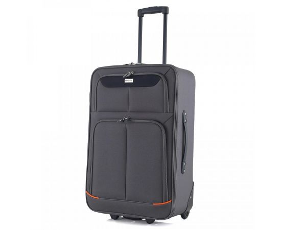 Купить Валіза Semi Line 24" (M) Grey/Orange Lines (T5754-2), фото , характеристики, отзывы