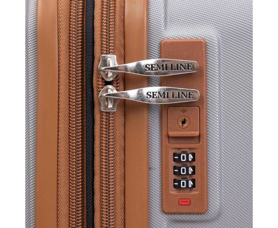 Купить Валіза Semi Line 24" (M) Light Grey (T5849-2), фото , изображение 7, характеристики, отзывы