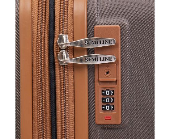 Придбати Валіза Semi Line 20" (S) Brown (T5850-1), image , зображення 7, характеристики, відгуки