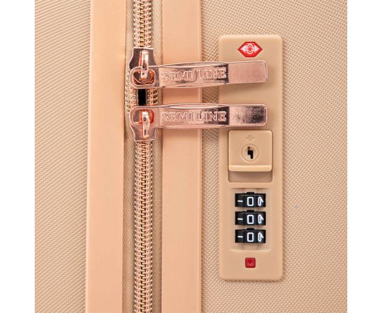 Купить Валіза Semi Line 28" (L) Golden (T5912-3), фото , изображение 7, характеристики, отзывы