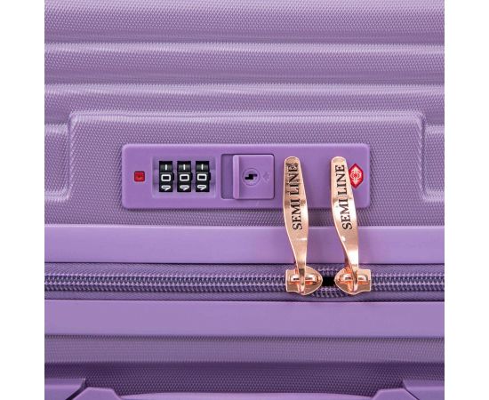 Купить Валіза Semi Line 24" (M) Purple (T5916-3), фото , изображение 7, характеристики, отзывы