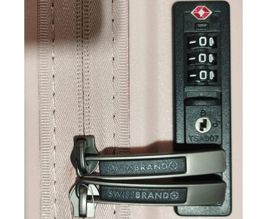 Придбати Валіза Swissbrand Narberth (S) Light Pink (SWB_LHNAR008S), image , зображення 5, характеристики, відгуки