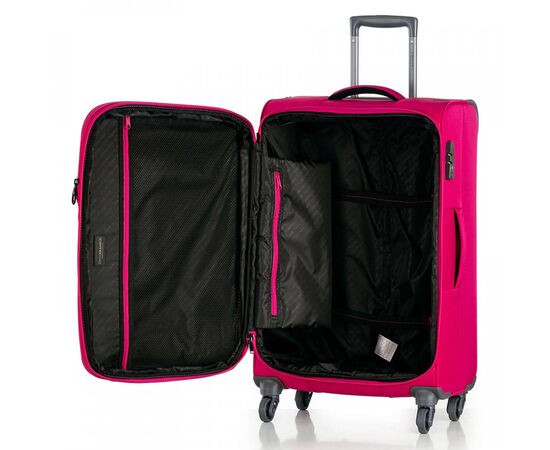 Купить Валіза Swissbrand Silkeborg (M) Fuchsia/Light Grey (SWB_LLSIL941M), фото , изображение 3, характеристики, отзывы