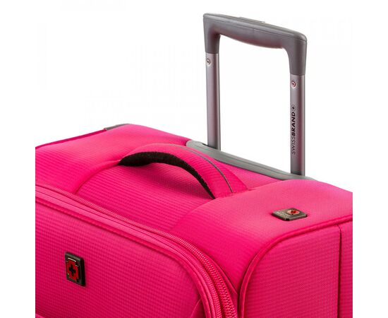 Купить Валіза Swissbrand Silkeborg (M) Fuchsia/Light Grey (SWB_LLSIL941M), фото , изображение 4, характеристики, отзывы