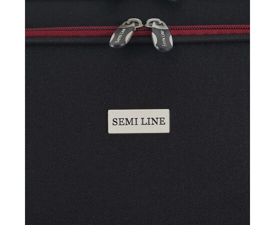 Придбати Валіза Semi Line 20" (S) Black/Red Lines (T5680-1), image , зображення 9, характеристики, відгуки