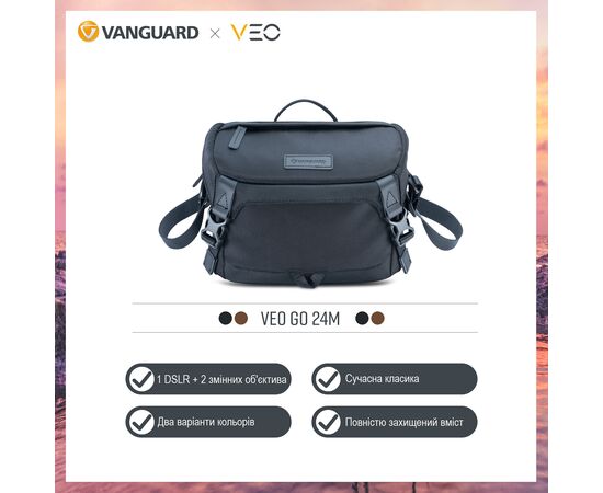 Купить Сумка Vanguard VEO GO 24M Black (VEO GO 24M BK), фото , изображение 9, характеристики, отзывы