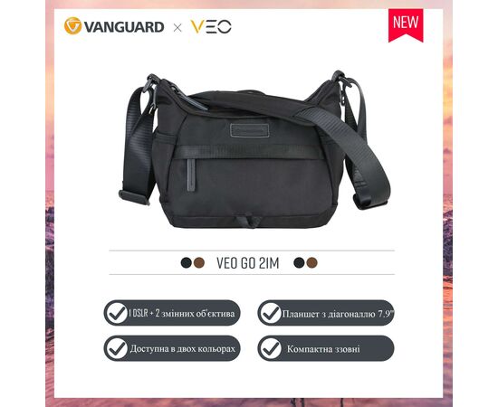 Купить Сумка Vanguard VEO GO 21M Black (VEO GO 21M BK), фото , изображение 9, характеристики, отзывы