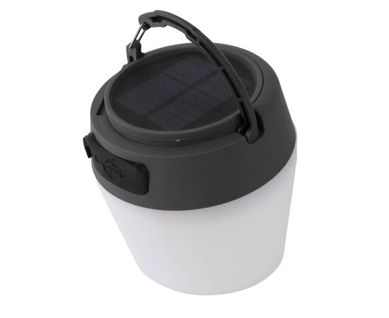 Купить Ліхтар кемпінговий Bo-Camp Wega Powerbank Solar 180 Lumen White/Grey/Black (5818735), фото , изображение 8, характеристики, отзывы