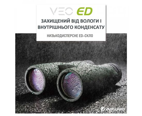 Купить Бінокль Vanguard VEO ED 10x42 WP (VEO ED 1042), фото , изображение 25, характеристики, отзывы