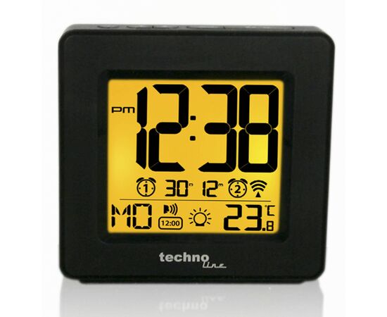 Купить Годинник настільний Technoline WT330 Black (WT330), фото , изображение 2, характеристики, отзывы