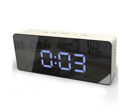 Купить Годинник настільний Technoline WT475 White/Black Mirror (WT475), фото , характеристики, отзывы