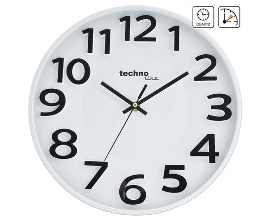 Придбати Годинник настінний Technoline WT4100 White (WT4100), image , зображення 2, характеристики, відгуки