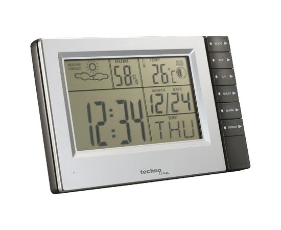 Придбати Метеостанція Technoline WS9121 Silver/Grey (WS9121), image , характеристики, відгуки