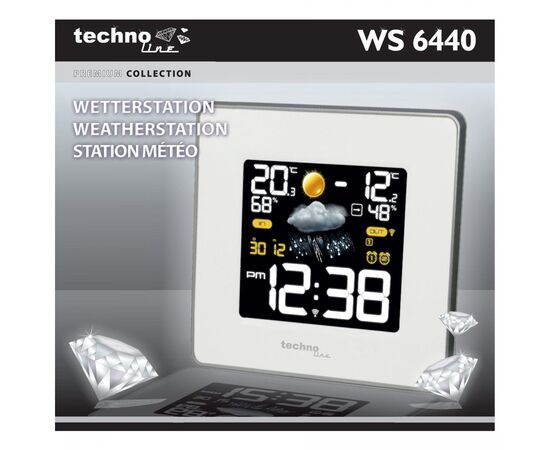 Придбати Метеостанція Technoline WS6440 White (WS6440), image , зображення 6, характеристики, відгуки