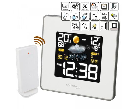 Придбати Метеостанція Technoline WS6440 White (WS6440), image , зображення 8, характеристики, відгуки