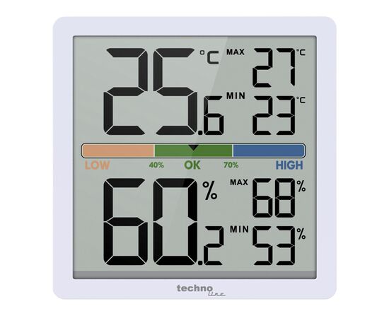 Купить Термогігрометр Technoline WS9472 White (WS9472), фото , изображение 2, характеристики, отзывы